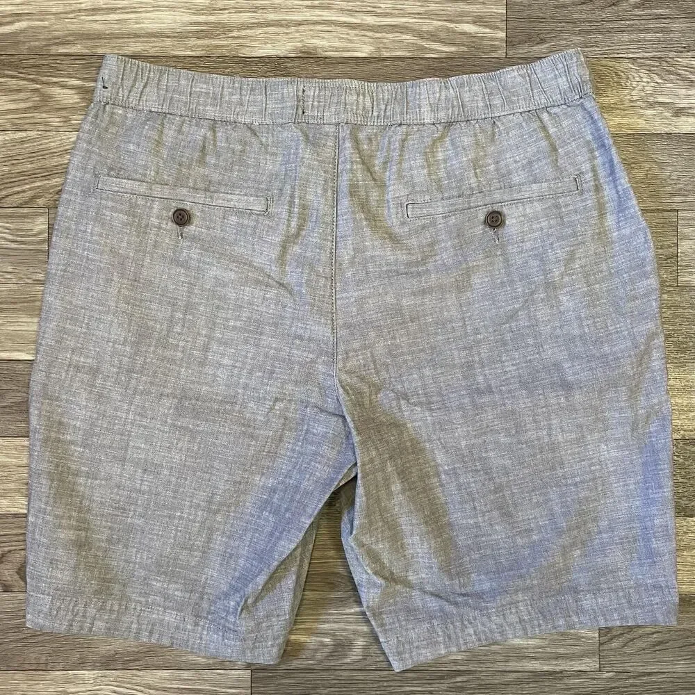 Vintage Abercrombie & Fitch Board Shorts Men’s Medium Solid Gray Drawstring